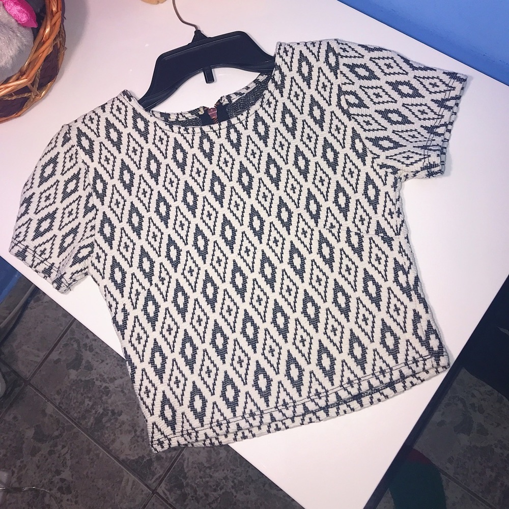 Cute Checkered Crop Top